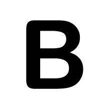 B